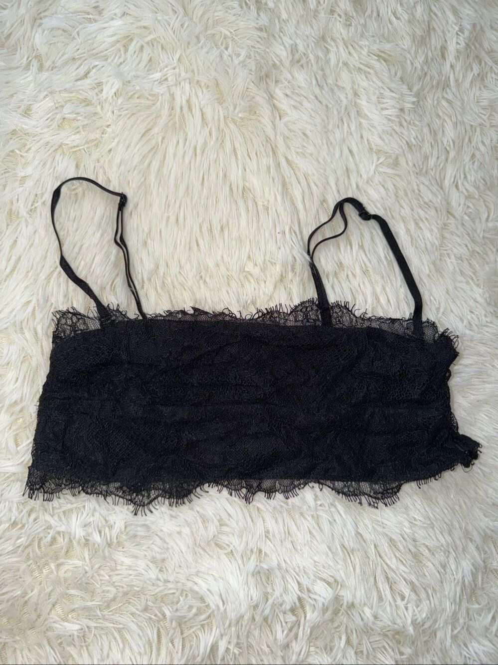 Black lace women’s top / bra Zara size S